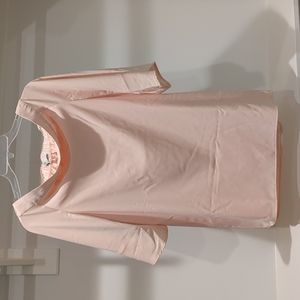 Oak and Fort off the shoulder peach top